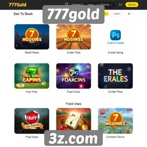 Interface e experiência do usuário no 777gold